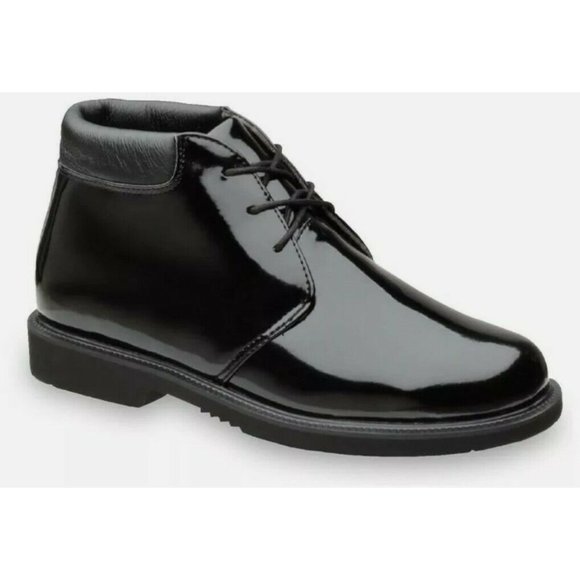 Thorogood Men's Poromeric Academy Chukka Boots Black Extra Wide Width - Picture 1 of 7